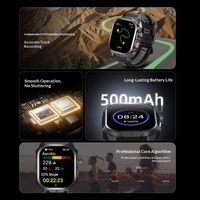 Smartwatch GTX3 Impermeabile 5ATM con GPS, Schermo TFT, Cinturino in Silicone Magnetico, per Nuoto e Sport all'Aperto, Lunga Durata della Batteria