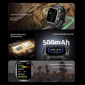 นาฬิกาอัจฉริยะ GTX3 กันน้ำ 5ATM พร้อม GPS ระบุตำแหน่ง ว่ายน้ำ กีฬากลางแจ้ง แบตเตอรี่ใช้งานได้ยาวนาน นาฬิกาข้อมือเพื่อสุขภาพ - Product Image 4