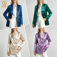 Nouveau Blazer Femme Élégant à Bouton Unique Coupe Slim Longueur Standard Fleuri Coton Lin Anti-Pli Broderie 3D