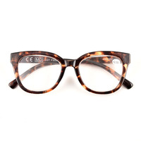 Lunettes de lecture presbytie tendance à monture carrée écaille de tortue pour hommes et femmes, charnière à ressort, anti-lumière bleue