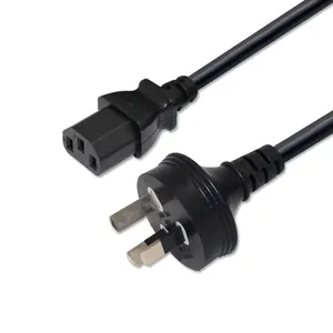 Heavy Duty H05VV-F 0.75MM2 AU 3 Prong AS / NZS 3112 Male Plug to C13 Computers TV Monitors Replacement Power Cords