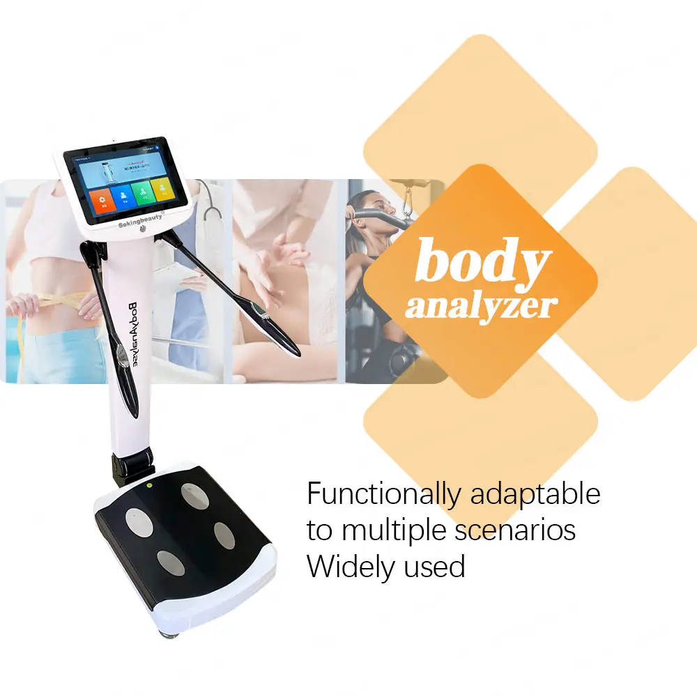 8-Punkt-Kontaktelektrode BIA-Körper zusammensetzung analysator Körper gewichts tester/Körperfett analysator mit Drucker