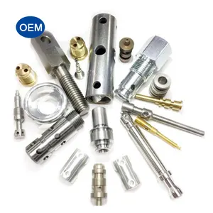 Kunden spezifische CNC-Bearbeitung Aluminium Stahl Kupfer Messing Titan legierung steile CNC-Drehte ile