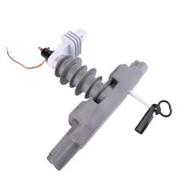Parafoudre en caoutchouc silicone composite polymère 24 kV 11 kV, parafoudre haute tension HY10W-12 pour la distribution électrique