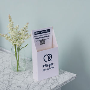 Mostrador <span class=keywords><strong>de</strong></span> escritorio personalizado, soportes para folletos <span class=keywords><strong>de</strong></span> papel, caja <span class=keywords><strong>de</strong></span> presentación <span class=keywords><strong>de</strong></span> folletos <span class=keywords><strong>de</strong></span> cartón - Product Image 1