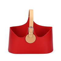 Panier-cadeau en cuir de Noël, panier de rangement pour la maison, panier de rangement en PU, personnalisation possible