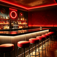 Design d'intérieur de bar de luxe, mobilier commercial complet sur mesure pour restaurant, club, bar lounge, comptoir de bar à café