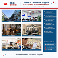 Porte-bougie en verre personnalisé, coupe votive, décoration de Noël avec logo, OEM ODM, fournisseur d'usine en gros
