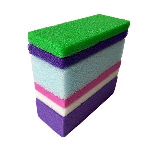 Lime à pieds en éponge Puf 12x5x2.5Cm pour éliminer les peaux mortes et polir - Product Image 1