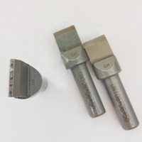 Outils de coupe de diamant à tête plate, outils de meulage et de finition de meule 10 pièces