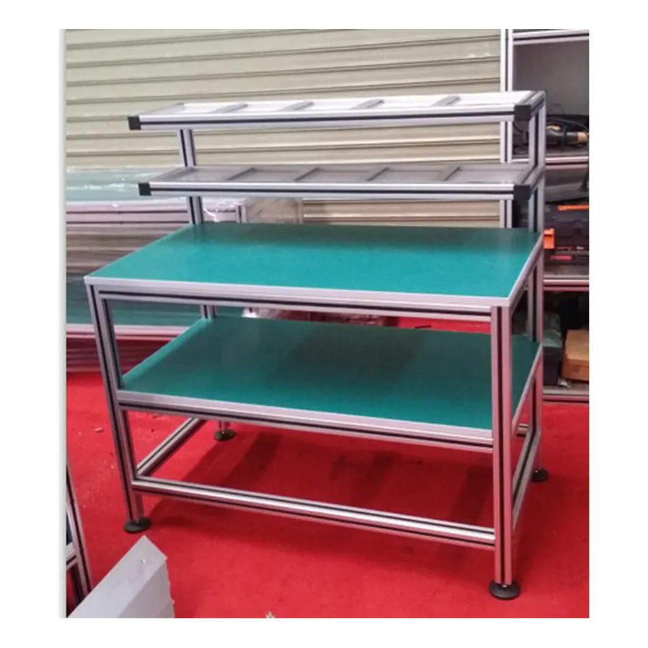 OEMカスタマイズ工業用アルミニウムプロファイルアセンブリワークテーブル/ワークベンチ