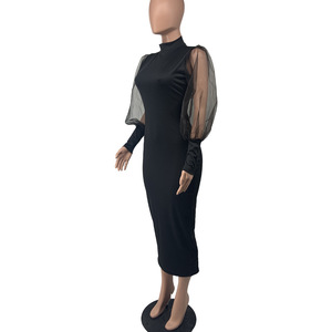 Abiti <span class=keywords><strong>da</strong></span> chiesa neri elegante lavoro ufficiale moda <span class=keywords><strong>femminile</strong></span> ufficio formale <span class=keywords><strong>da</strong></span> donna indossa abiti <span class=keywords><strong>da</strong></span> donna <span class=keywords><strong>da</strong></span> carriera - Product Image 4