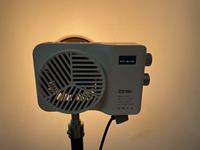 Lampe vidéo LED COB portable ZSYB S100 100W, bicolore 2700K-6500K, à intensité variable pour la photographie en extérieur, le streaming en direct