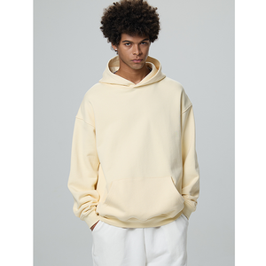 High Quality mens Blank Heavy Cotton french terry Oversized 520Gsm Streetwear Custom <b>Hoodie</b> Heavyweight <b>Hoodie</b> Manufacturers - Product Image 1