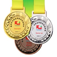 Petites plaques de médailles en alliage avec gravure personnalisée, articles en stock pour événements, compétitions, récompenses commémoratives ; Médailles en métal