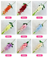 Fleur artificielle en soie Delphinium à tige unique de 92 cm pour décoration de scène extérieure, mariage, Noël, remise de diplôme et fête des Mères