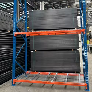 Rak Penyimpanan <span class=keywords><strong>Pallet</strong></span> Teardrop Wide Span dengan <span class=keywords><strong>Decking</strong></span> Kawat untuk Pasar Amerika, Penjualan Langsung Pabrik - Product Image 4