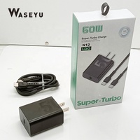 Chargeur rapide transfrontalier exclusif X50 double port USB-A/USB-C avec sortie QC 3.0 50W compatible avec les téléphones