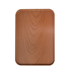 Plateau de rangement rectangulaire créatif de style occidental, effet bois, haut de gamme, tendance et de haute qualité, en vogue - Product Image 1