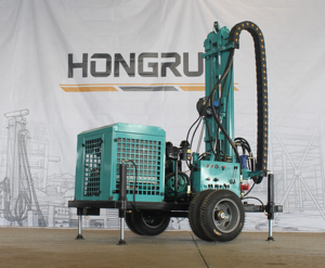 Draagbare waterputboorinstallatie, <span class=keywords><strong>mini</strong></span>-boormachine, HR-300T eenvoudig te bedienen, hoge productiviteit - Product Image 5