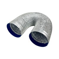 Tuyau de ventilation en aluminium commercial, flexible et rétractable, 3 couches épaisses, 1, 2, 3 mètres