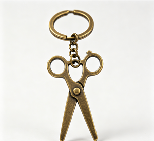 Porte-clés vintage en métal, pendentif en alliage de zinc, plaqué cuivre antique, accessoire cadeau - Product Image 2