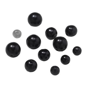 Cuentas de madera de sándalo negro natural, redondas de 6-10mm, para hacer pulseras, accesorios de joyería DIY - Product Image 5