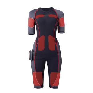 Traje EMS largo inalámbrico con electrodos secos y húmedos de fibra de plata para máquina <span class=keywords><strong>Emsculpt</strong></span> y dispositivo EMS Visionbody - Product Image 1
