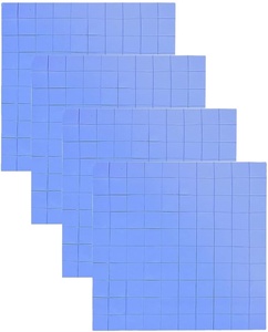 CPU nhiệt <span class=keywords><strong>pad</strong></span>, 10x10x1mm nhiệt dẫn điện miếng đệm Silicone, làm mát mềm <span class=keywords><strong>pad</strong></span> cho GPU LED PSU TV DDR mô-đun IC Chipset - Product Image 2