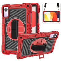 Étui robuste pour tablette GSCASE PC + silicone pour Xiaomi Redmi Pad SE 11 pouces, coque arrière 360°