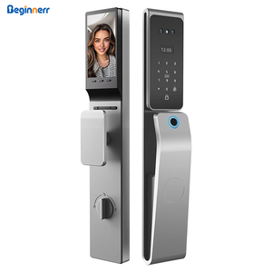 Serrure de porte intelligente biométrique avec reconnaissance faciale 3D, reconnaissance veineuse de la paume, vidéo interphone, Tuya, Israël, étanche, hébreu, coréen - Product Image 1