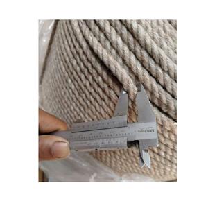 Cuerda de yute personalizada al por mayor, cordel Vintage tejido a mano, cuerda rústica de lino de Color Natural, artesanía de calidad de exportación desde Bangladesh - Product Image 1