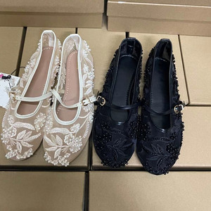 Sandalias Planas Casuales Ligeras con Punta Redonda para Mujer, Sandalias Planas Mary Jane de Malla Transpirable de Calidad para Mujer - Product Image 2