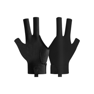 Guante de Snooker de Tres Dedos para Mano Izquierda, de Poliéster, Talla Única, Antideslizante, para Billar - Product Image 1