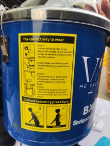 高品質BXC3Aポータブル1000W乾式掃除機電動電源4Lキャニスターホテルオフィス床清掃工場価格 - Product Image 4