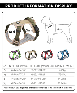 Arnés de <span class=keywords><strong>perro</strong></span> ajustable reflectante duradero cómodo personalizado <span class=keywords><strong>para</strong></span> <span class=keywords><strong>perro</strong></span> mediano grande <span class=keywords><strong>Labrador</strong></span> <span class=keywords><strong>Chaleco</strong></span> de entrenamiento táctico Oxford - Product Image 6