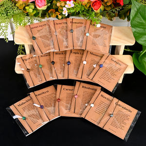 क्रिस्टल कार्ड क्रिस्टल बेड प्राकृतिक पत्थर ब्रैसलेट क्रिस्टल टखट क्रिस्टल - Product Image 1