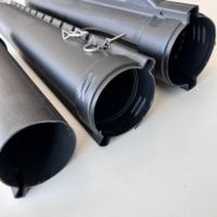 Étui pour canne à pêche télescopique en fibre de carbone, tube rigide durable pour canne à pêche, haute résistance pour le voyage et le rangement