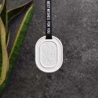 Molly Glory Ornements Suspendus en Plâtre pour Voiture, Diffuseur de Parfum en Pierre pour Huiles Essentielles