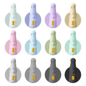 Custom Logo and <b>Printing</b> Cute Multi Color Waterproof Capsule Umbrellas <b>Mini</b> Portable 5 Fold Umbrella for Women - Product Image 6