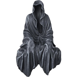 Decoración gótica de mesa de resina, estatua sentada, estatua de resina, decoración gótica, se adapta a un estante resistente y tiene un aspecto místico genial de 5,1 pulgadas - Product Image 1