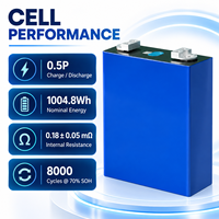 Cellule de batterie LiFePO4 à semi-conducteurs 314Ah 3.2V de qualité A prismatique, directement de l'usine, pour pack de batteries solaires ESS, 8000 cycles, 179 Wh/kg