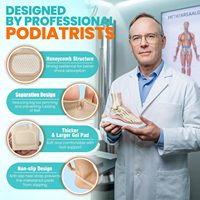 2 coussinets métatarsiens en gel avec sangle de talon réglable pour hommes et femmes, coussinets de protection pour la plante des pieds pour soulager la douleur