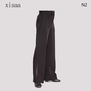 Pantaloni da Uomo Neri di Fascia Alta per Ballo da Competizione, Social, Latino e Moderno - Product Image 3