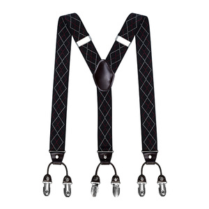 <span class=keywords><strong>Tirantes</strong></span> de cuero marrón padrino personalizados <span class=keywords><strong>para</strong></span> boda traje de <span class=keywords><strong>hombre</strong></span> - Product Image 6