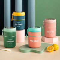 Lonchera de Acero Inoxidable de 710 ml, Taza para Beber, Recipiente Térmico para Alimentos, Termo para Sopa, Contenedores Térmicos, Lonchera Térmica con Cuchara