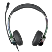 Headset Berkabel Model Beien FC22 dengan Kabel dan Mikrofon untuk Call Center