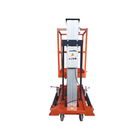 4m 6m 8m 10m 12m Échelle de levage personnel Simple un mât Ascenseur électrique en alliage d'aluminium pour homme