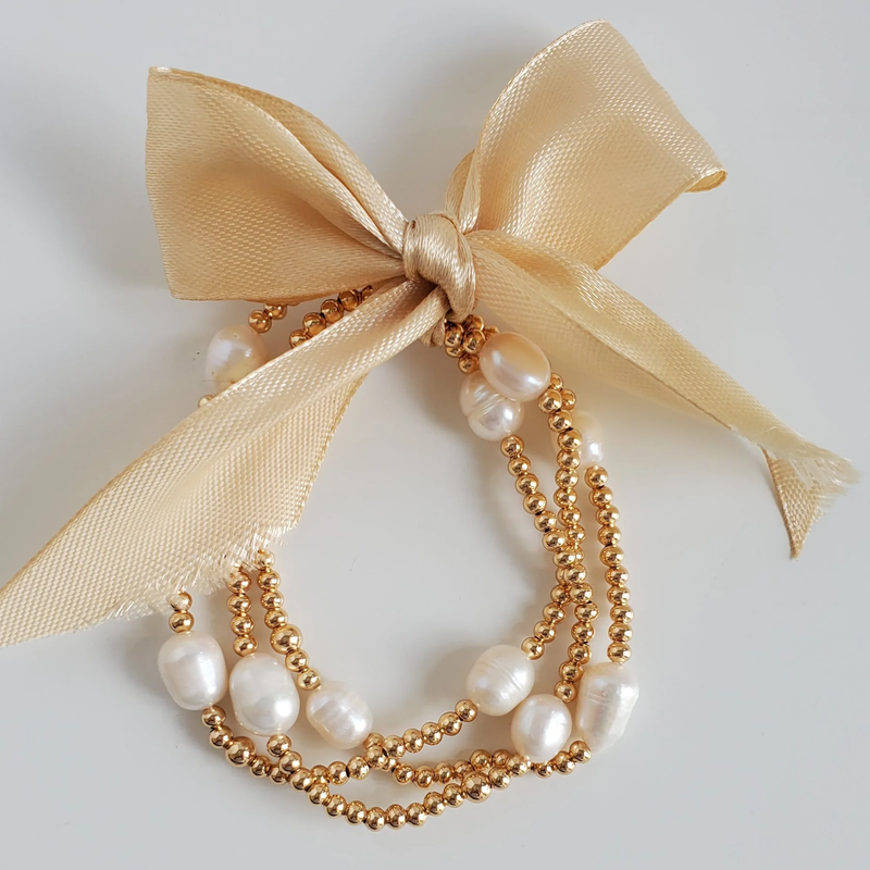 Customized Handmade Bead Jewelry 18K Gold