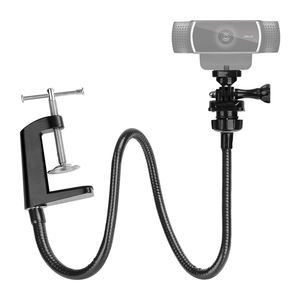 Support à col de cygne flexible de 15.7 pouces avec pince de montage de bureau Webcam Action & Card <span class=keywords><strong>Camera</strong></span> Friendly Live Streaming Equipment - Product Image 1